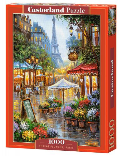 Castorland Spring Flowers, Paris,Puzzle 1000 db-os (C-103669-2)