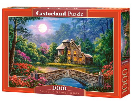 Castorland Cottage in the Moon Garden,Puzzle 1000Te (C-104208-2)