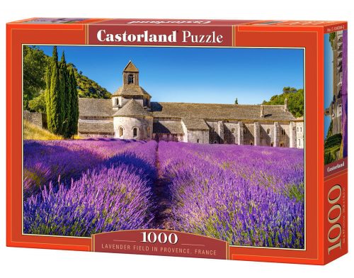 Castorland Lavender Field in Provence,France,Puzzle 1000 db-os (C-104284-2)