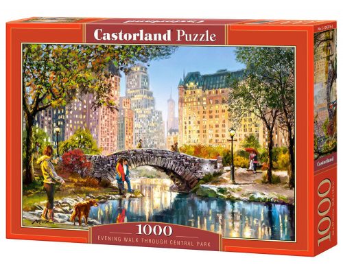 Castorland Evening Walk Through Central Park, Puzzle 1000 db-os (C-104376-2)