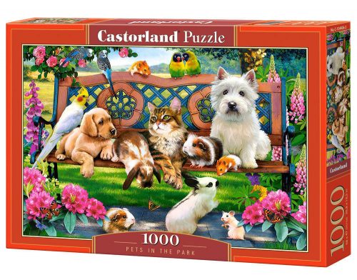 Castorland Pets in the Park, Puzzle 1000 db-os (C-104406-2)