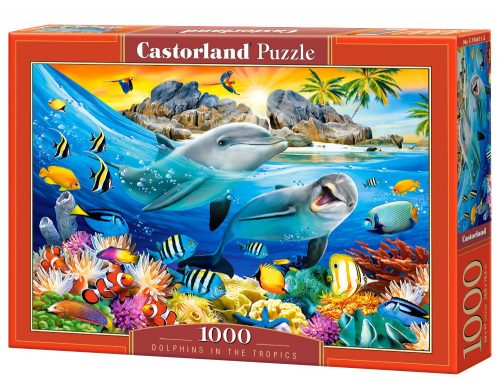 Castorland Dolphins in the Tropics Puzzle 1000 db-os (C-104611-2)