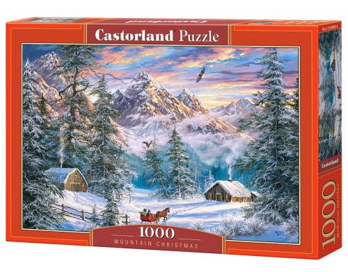 Castorland Mountain Christmas, Puzzle 1000 db-os (C-104680-2)