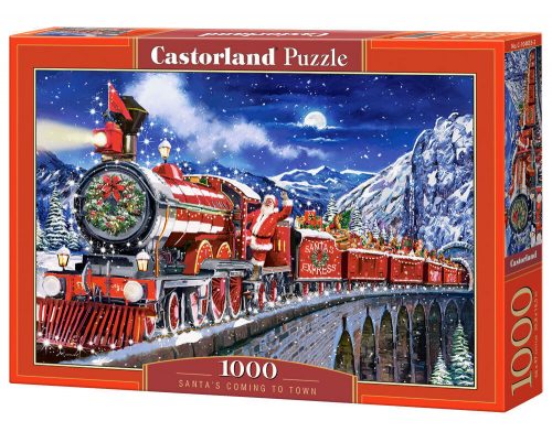 Castorland Santa's coming to Town Puzzle 1000 db-os (C-104833-2)