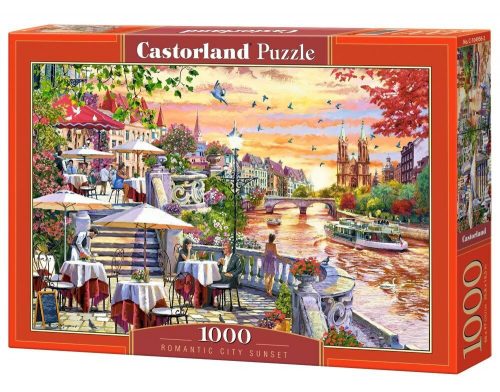 Castorland Romantic City Sunset Puzzle 1000 db-os (C-104956-2)