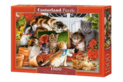 Castorland Kittens Play Time, Puzzle 1500 db-os (C-151639-2)