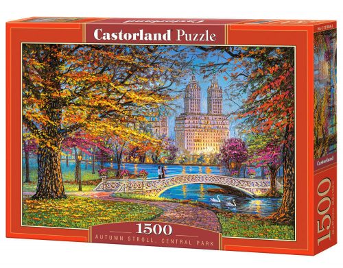 Castorland Autumn Stroll, Central Park, Puzzle 1500 db-os (C-151844-2)