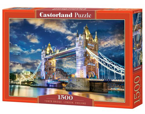 Castorland Tower Bridge, London, England Puzzle 1500 db-os (C-151967-2)