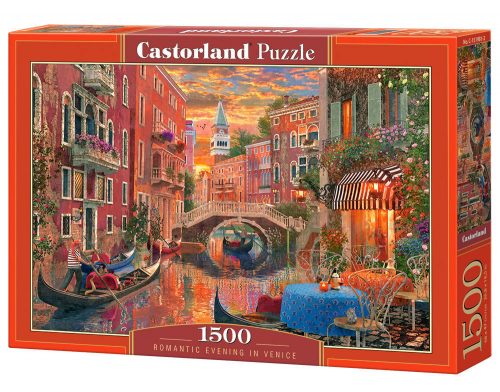 Castorland Romantic Evening in Venice, Puzzle 1500 db-os (C-151981-2)