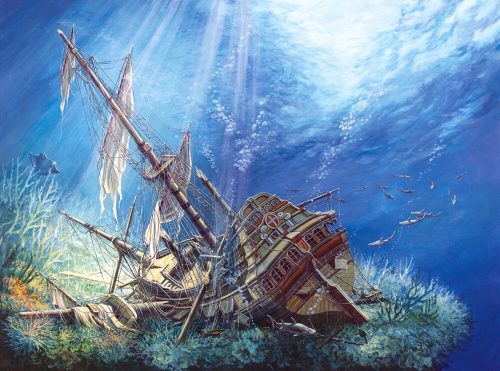 Castorland Sunk Galleon Puzzle 2000 db-os (C-200252-2)