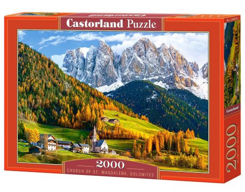 Castorland Church of St.Magdalena,Dolomites,Puzzle 2000 db-os (C-200610-2)