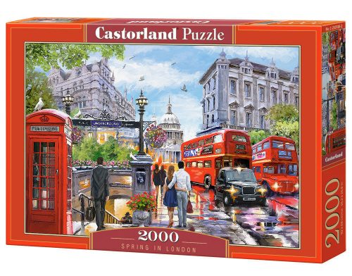 Castorland Spring in London, Puzzle 2000 db-os (C-200788-2)