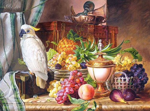 Castorland Still Life With Fruit and a Cockatoo, Josef Schuster Puzzle 3000 db-os (C-300143-2)