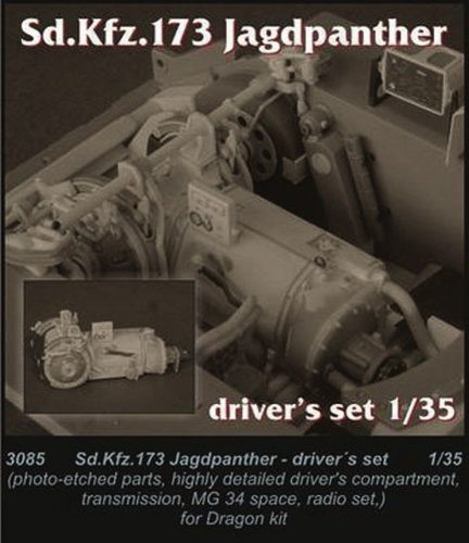 CMK Sd.Kfz. 173 Jagdpanther driver set  (129-3085)