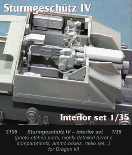 CMK StuG IV Interior Set for Dragon Kit  (129-3105)