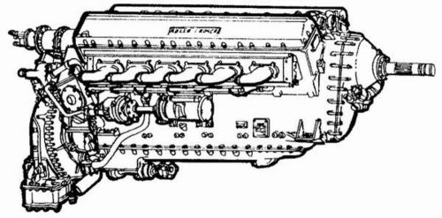 CMK RR Merlin Motor für Mosquito (129-4038)