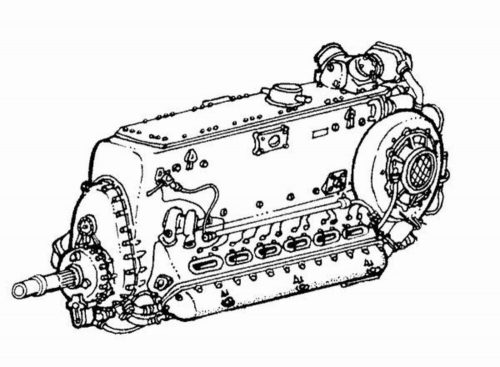 CMK DB-601A/B Deutscher Motor WWII (129-4059)