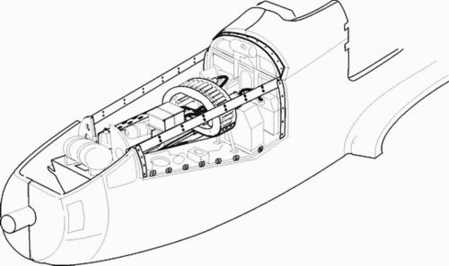 CMK P-39Q Bewaffnungsanlage (129-4088)