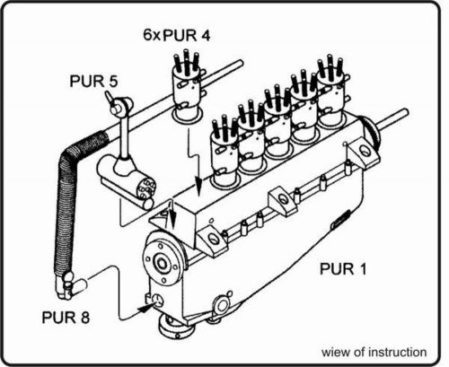 CMK Mercedes 260 hp D Iva Motor Set (129-4101)