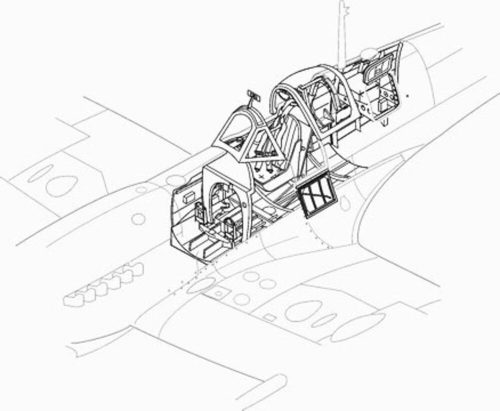 CMK Spitfire Mk.IX Interior Set (129-4103)