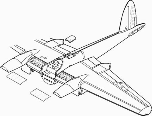 CMK Mosquito Mk.IV/VI Exterior Set (129-4106)