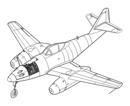 CMK Me 262 A-1a V056 Umwandlungsset (129-4111)