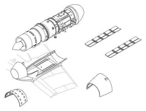 CMK Me 262 A Motor Set  (129-4115)