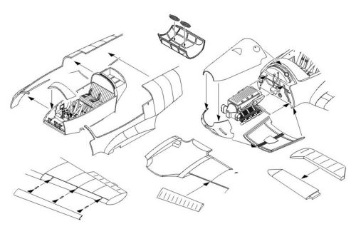 CMK Me 108 Taifun Interior Set (129-4121)