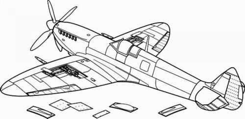 CMK Spitfire Armament Type C Waffen Set  (129-4125)