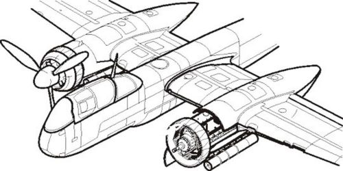 CMK Heinkel He-219 Motor Set (129-4128)