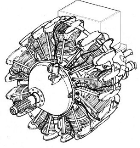 CMK Wright R 1820 Cyclone Motor Set (129-4133)