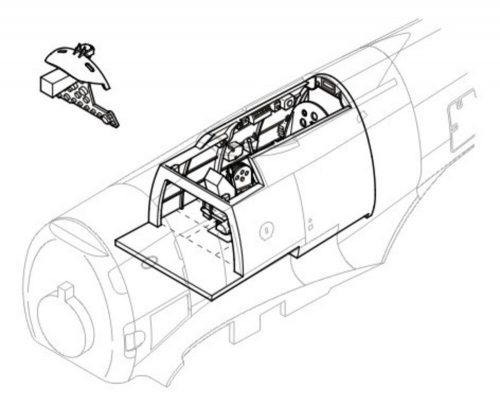 CMK Ki-84 Interior Set (129-4135)