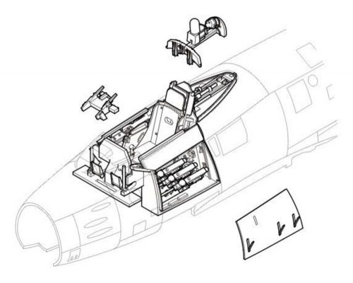 CMK F-86 Sabre Interior  (129-4145)