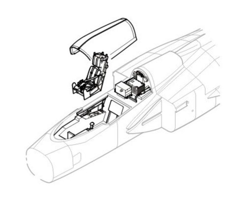 CMK JAS 39 Gripen Interior Set (129-4148)