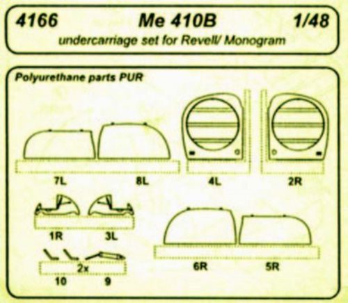 CMK Me 410 Undercarriage  (129-4166)