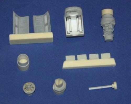 CMK Bell UH-1D Engine Set für Italeri Bausatz  (129-4200)