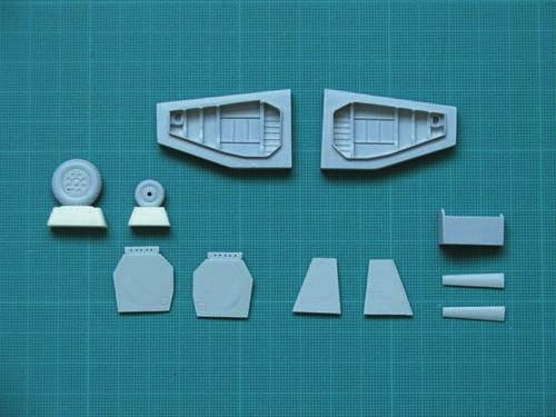 CMK Westland Wyvern - undercarriage set for Trumpeter kit  (129-4210)