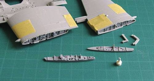 CMK Westland Wyvern - wing fold set for Trumpeter kit  (129-4211)