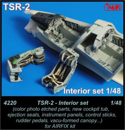 CMK TSR-2 Interior Set für Airfix Bausatz  (129-4220)