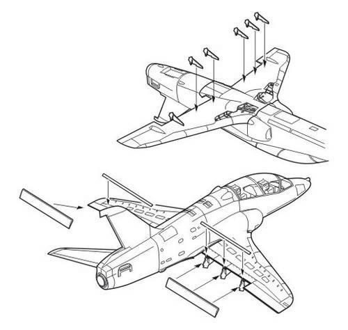 CMK Hawk T.Mk.I Landing flaps set forItaleri 1:48 (129-4234)