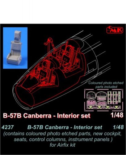 CMK Martin B-57B Canberra - interior set AIR 1:48 (129-4237)