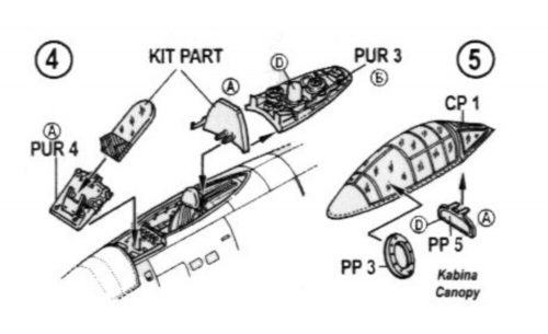 CMK F-84 Interior Set (129-7033)