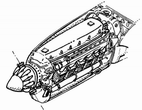 CMK Fw 189A Motor Set (129-7044)