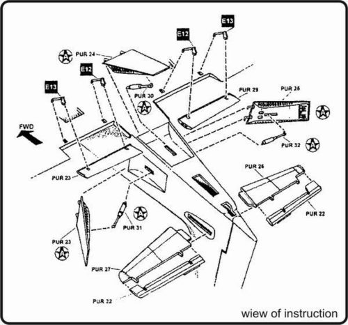 CMK A-1H Skyraider Exterior Set  (129-7049)