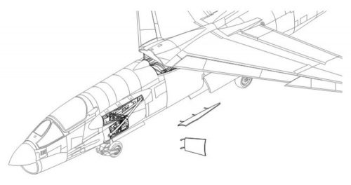 CMK F-8 Crusader Exterior Set (129-7098)