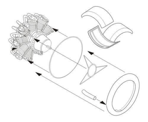 CMK Fairey Swordfish-Engine set 1:72 (129-7269)