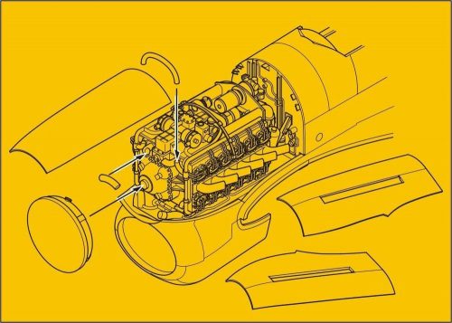 CMK Typhoon Mk.I-engine set 1:72 (129-7295)