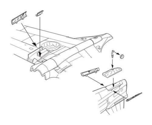 CMK P-40B Undercarriage set for Airfix kit 1:72 (129-7297)