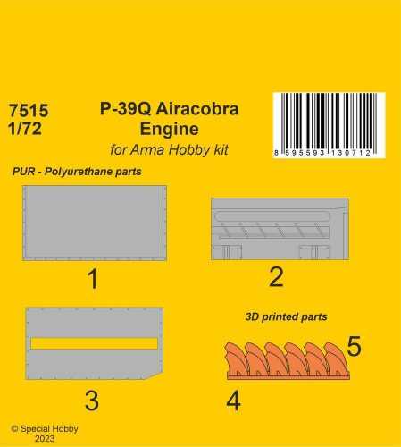 CMK P-39Q Airacobra Engine 1:72 (129-7515)