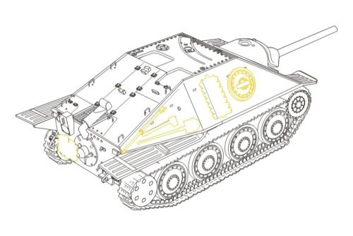 CMK Hetzer G-13 Swiss post-war version für Tamiya-Bausatz (129-8010)